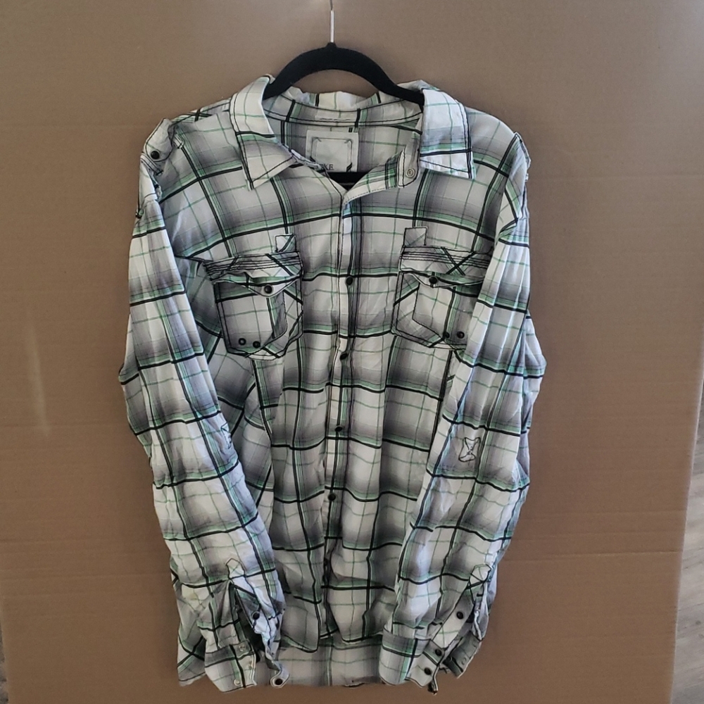 BKE athletic fit casual button down